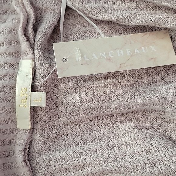 Long Sleeve Open Front Waffle Cardigan Large - Picture 5 of 6